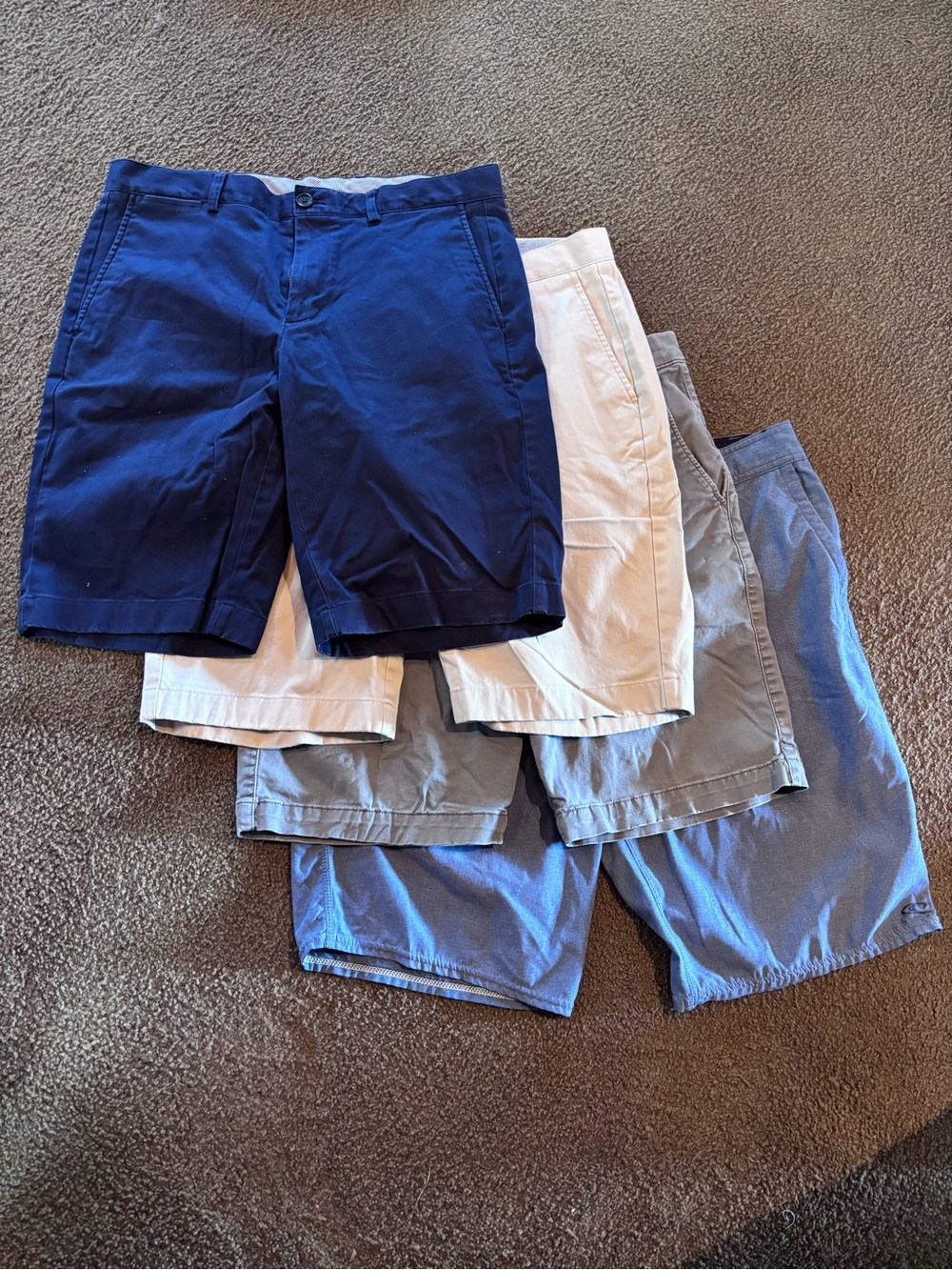 Lot of shorts!  2 Brooks Brothers, 1 Gap and 1 O’Neil Chino Shorts